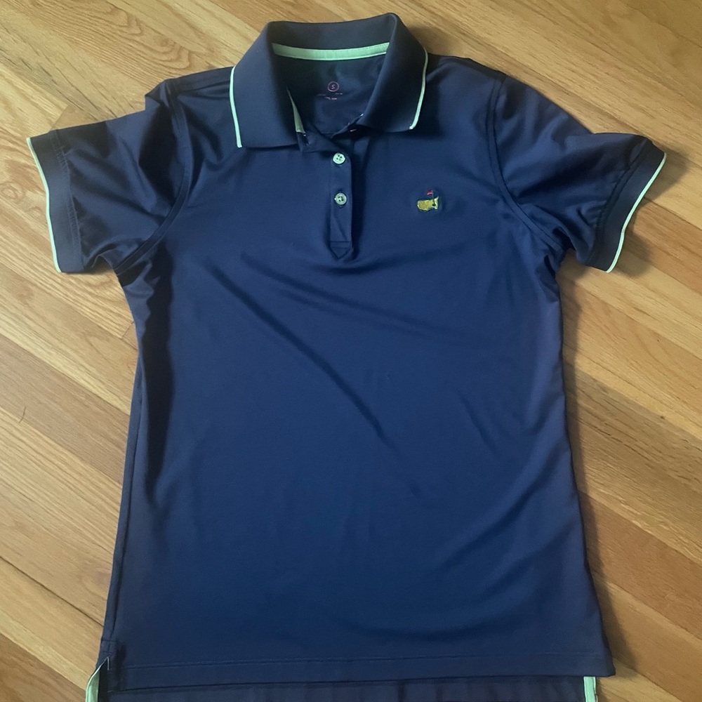 Navy Blue ladies Masters Polo Shirt